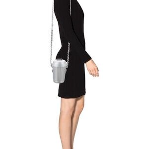 Moschino trash can crossbody bag, used, see description for condition details